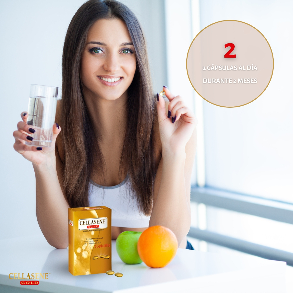 Pack X 6 Cellasene Gold Celulitis - Avanzada E Incrustada - (atacar) Tratamiento De 3 Meses