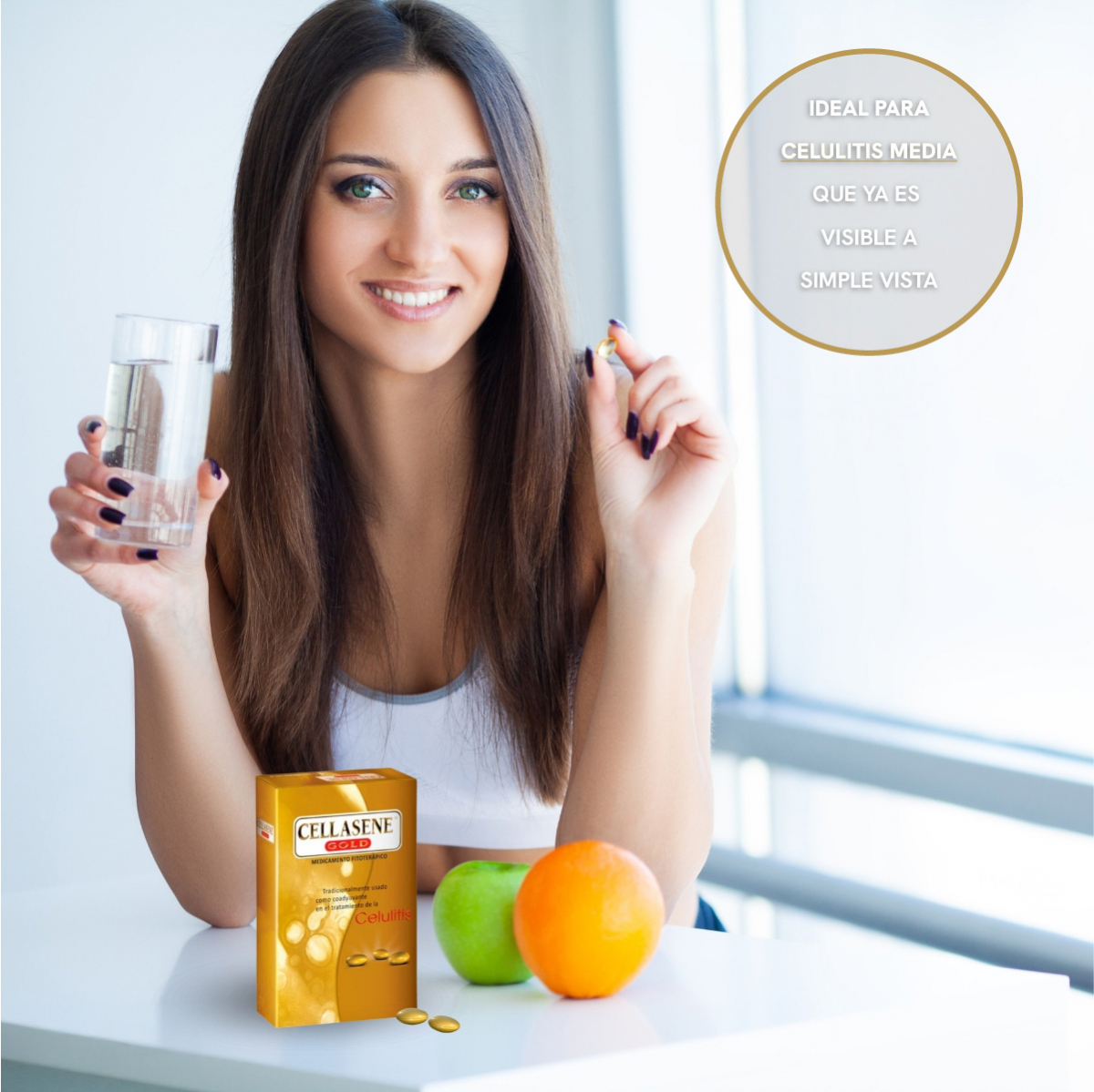 Pack X 4 Cellasene Gold  Celulitis  - Media - (tratar) Tratamiento De 2 Meses