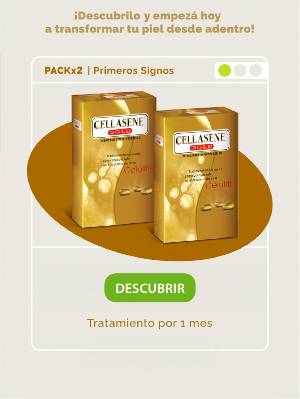 Pack X 2  Cellasene® Gold  - Primeros Signos - (descubrir) Tratamiento 1 Mes