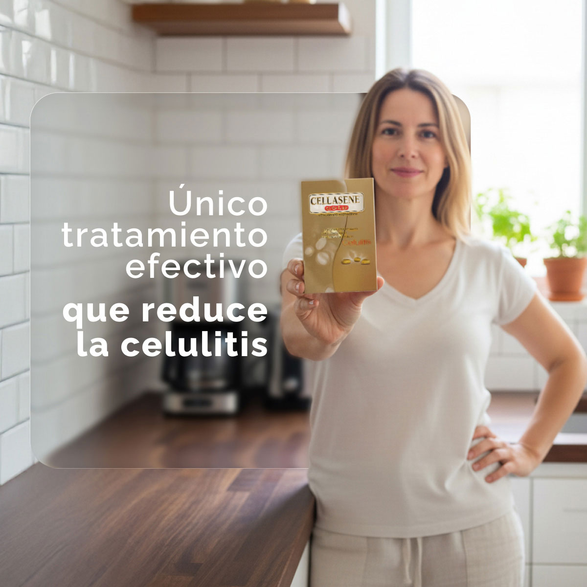 Pack X 4 Cellasene Gold  Celulitis  - Media - (tratar) Tratamiento De 2 Meses