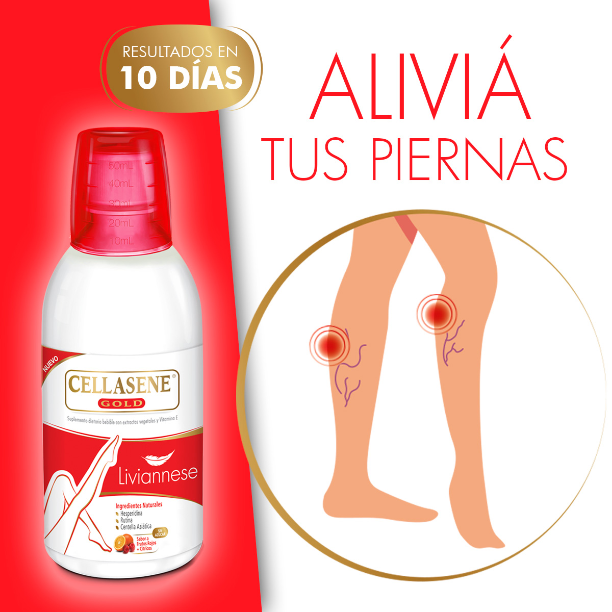 Piernas cansadas Liviannese